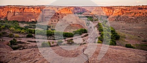 Panoramic View from Tsegi Overlook in Canyon de Chelly