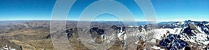Panoramic view of Tunari peak, Bolivia