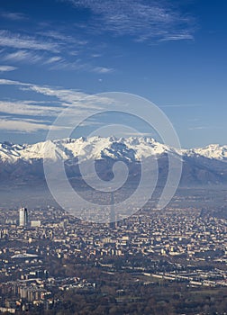 Panoramic View of Turin City