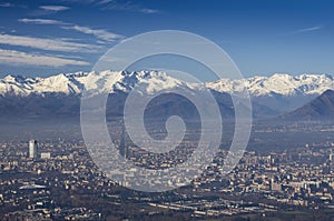 Panoramic View of Turin City