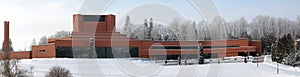 Panoramic view of Ugala theatre in sunny winter day