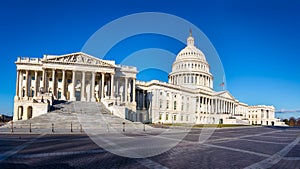 Panoramic view of United States Capitol Building - Washington, DC, USA