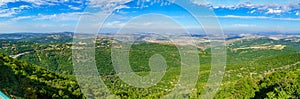 Panoramic view of the Upper Galilee photo