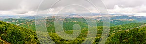 Panoramic view of the Upper Galilee, at winter photo