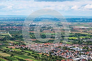 Panoramic view of Upper Rhine Plain