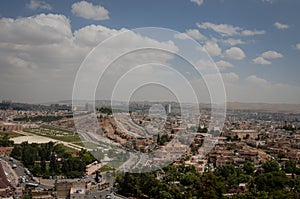 Panoramic view of Urfa city