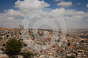 Panoramic view of Urfa city