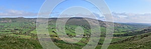 Panoramic view of Vale of Edale