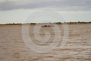 Panoramic View of Valencia Skyline Across Albufera Waters