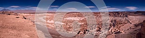 Panoramic view of the Valle de la Luna, Chile