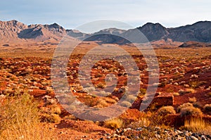 Panoramic view of Valley of Fire