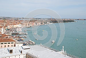 Panoramic view of Venice, Italy