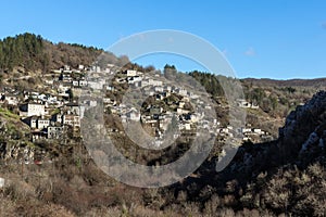 Panoramic view of village Kipoi, Zagori, Epirus, Greece