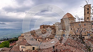 Panoramic view of Volterra, Tuscany, Italy