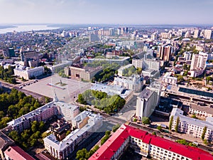 Panoramic view of Voronezh city center