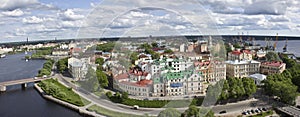 Panoramic view on Vyborg