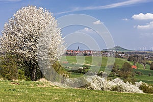 Panoramic view of Warburg in Germany