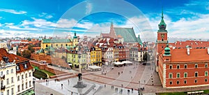 Panoramic view of Warsaw photo