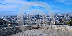 Panoramic view of west Jerusalem