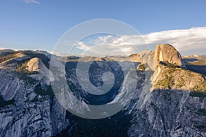 Panoramic view of Yosemite Valley National Park California United States