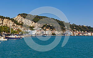 panoramic view of Zante town, Zakynthos Greece, August 2023