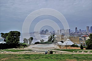 Panoramic views of the Bay of the city of Yafo