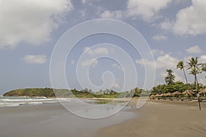 Panoramic views of the beach