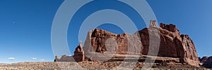Panoramic Views of the Courthouse Towers in Arches National Park photo