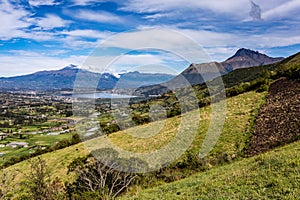 Panoramic views from CusÃ­n Hill