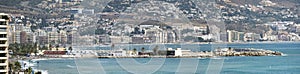 Panoramic view of embankment, Fuengirola - Spain photo