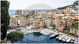 Panoramic views  in Monaco