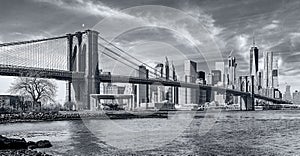 Panoramic views of the New York City Manhattan