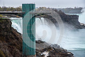 Panoramic views of Niagara falls