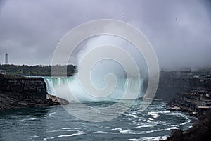 Panoramic views of Niagara falls