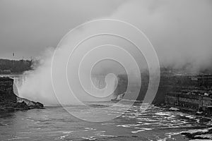 Panoramic views of Niagara falls