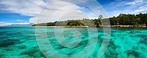 Panoramic views of the tropical island of the Philippines photo