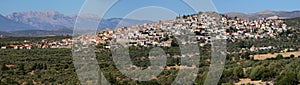 Panoramic of Village In Lakonia, Greece