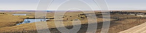 Panoramic Vista of great plains ranching