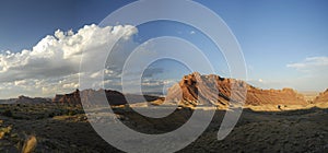 Panoramic vista in San Rafael Swell in Utah