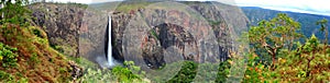 Panoramic of Wallaman Falls, Armidale, NSW, Australia