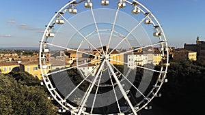 Panoramic wheel in siena city tuscany italy