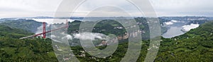 The panoramic of Yanchi River Bridge