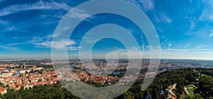 Panoramik Aerial View Of Prague City