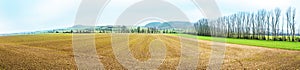 Panoramique landscape at Kyffhaeuser area in Thuringia photo