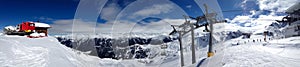 Panorma of Montafon, Austria