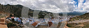 Panormaic view over Chefchaouen, Morocco