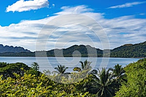 Panotramic view of Coron, Philippines