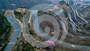 Panshan highway in China