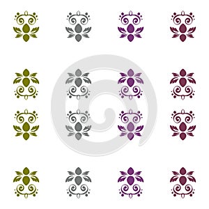 pant tile on white background