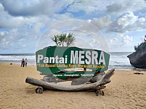 Pantai mesra beach, central java